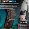 NativoDex Elbow Support for Men & Women Tennis Elbow Brace for Tendonitis & Golfers Elbow Compression Elbow Support for Gym, Weightlifting, Golf & Tennis view 4