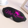 100% Blackout Sleep Masks for Women & Men - Zero Eye Pressure - Slogans - Ergonomic Design 3D Cutout Eye Movement Friendly, Ultra Soft & Comfortable Eye Mask for Sleep/Nap/Travel (Nap Queen) view 2