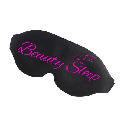 100% Blackout Sleep Masks for Women & Men - Zero Eye Pressure - Slogans - Ergonomic Design 3D Cutout Eye Movement Friendly, Ultra Soft & Comfortable Eye Mask for Sleep/Nap/Travel (Beauty Sleep)