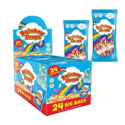 Rainbow Drops Mega Bags 24 x 32g Bags Full Box