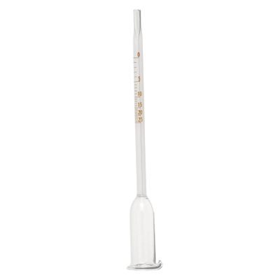 Anneome Alcoholmeter Hydrometer for Wine 0-25 Glass Measuring Tool Test Jar for Home Brewing Red Wine Alcohol Content Measurement