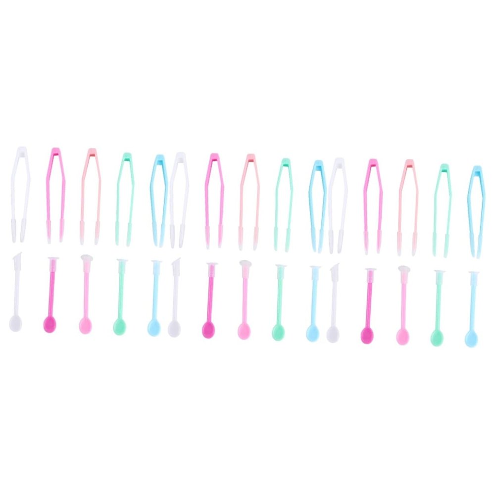 Didiseaon 15sets Box-Packed Lens Remover and Suction Stick for Lenses Tweezers and Lenses Suction for Travel Home Use Rosy Random Color