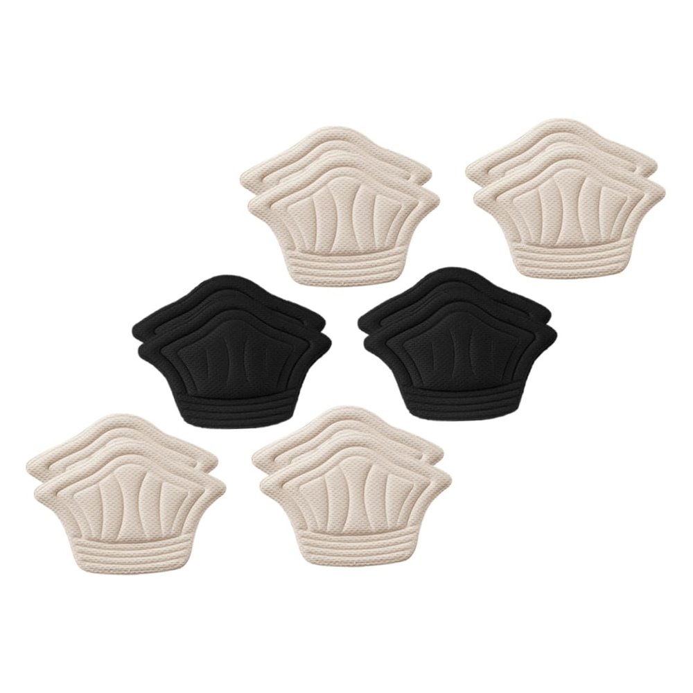minkissy Heel Pads for Women 6 Pairs of Non Slip Shoe Inserts Comfortable Heel Stickers for Big Shoes Wear-Resistant Pads