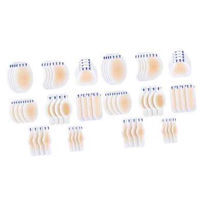 minkissy 2sets Wear-Resistant Heel Pads Set Shoe Heel Protectors for Women Men Invisible Rear Stickers Gel Material Insoles for 32pcs*2