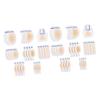 minkissy 2sets Wear-Resistant Heel Pads Set Shoe Heel Protectors for Women Men Invisible Rear Stickers Gel Material Insoles for 32pcs*2 view 1