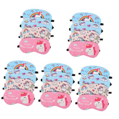 Beavorty 20pcs Sleeping Blindfold Skin-Friendly Eye Masks Creative Eye Protectors for Sleeping for Lightproof