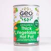 Geo Organics Vegetable Hot Pot 400g (Pack of 3) - Organic One-Pot Dish with Carrots, Parsnips, Potatoes, Mushrooms, and Tomatoes | Vegan & Gluten-Free | Heat & Serve for Quick and Flavorful Meals view 1