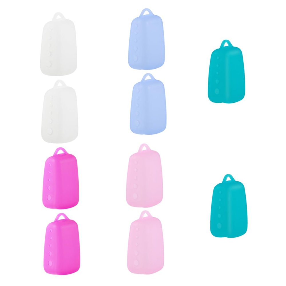 Beavorty 10pcs Toothbrush Head Covers Silicone Tooth Brush Coverings for Travel and Home Use Portable Toothbrush Accessories