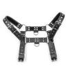 Aendu Adjustable Leather Body Chest Half Harness for Men, Black-2, Universal size view 1
