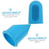 Beavorty 4pcs Silicone Baby Finger Toothbrush Set, Toddler Infant Finger Teeth Cleaner, Soft Oral Massage Toothbrush for Boys and Girls, Suitable for Daily Dental Care view 3