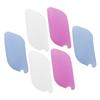 Beavorty Silicone Toothbrush Covers 6pcs Set Portable Toothbrush Caps for Travel Home Hygiene Lightweight Soft Material with Mixed Blue Pink Colors view 1