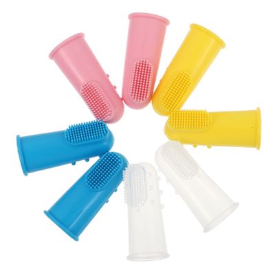 Beavorty 12pcs Oral Care Massager Toothbrush Silicone Boy Girl Boy Girl Brush and Soft Grooming Kit Newborn Random Color