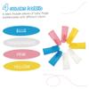 TOVINANNA 8pcs Boy Girl Finger Toothbrush Extra Soft Silicone for Teething Boy Girl Oral Cleaner Super Soft Bristles Random Color view 2