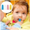 TOVINANNA 8pcs Boy Girl Finger Toothbrush Extra Soft Silicone for Teething Boy Girl Oral Cleaner Super Soft Bristles Random Color view 3