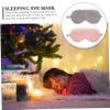 Beavorty 6pcs Artificial Silk Plush Sleeping Eye Mask Blackout Eye Cover for Boys and Girls Lovely Plush Sleep Masks for Travel Home Use view 2