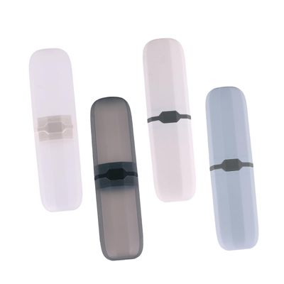 Beavorty Toothbrush and Toothpaste Travel Case 4Pcs Set Portable Storage Holder Dustproof Design Compact Organizer for Business Trips and Outdoor Travel