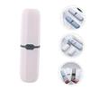 Beavorty Toothbrush and Toothpaste Travel Case 4Pcs Set Portable Storage Holder Dustproof Design Compact Organizer for Business Trips and Outdoor Travel view 2