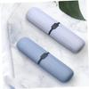 Beavorty Toothbrush and Toothpaste Travel Case 4Pcs Set Portable Storage Holder Dustproof Design Compact Organizer for Business Trips and Outdoor Travel view 4