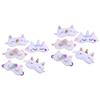 Beavorty 10pcs Plush Unicorn Sleeping Eye Mask Cute Breathable Eye Shade for Relaxation Travel and Sleep for Girls and Women Soft Blindfold for Comfort view 1