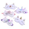 Beavorty 10pcs Plush Unicorn Sleeping Eye Mask Cute Breathable Eye Shade for Relaxation Travel and Sleep for Girls and Women Soft Blindfold for Comfort view 4