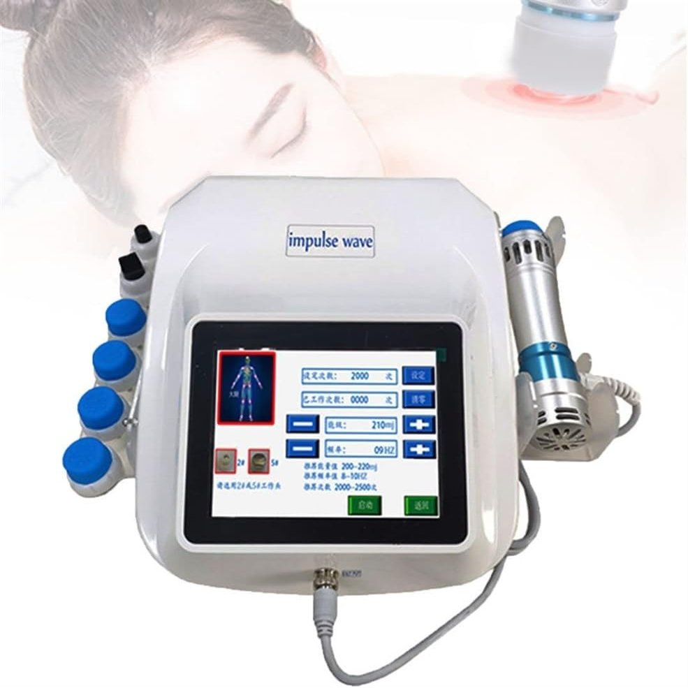Extracorporeal Shockwave Therapy Machine, Muscle Deep Tissue Massager with 7 Massage Head, Shockwave ED Therapy Machine for Sports Injuries, Joint Hurt, Muscle Pain Relief