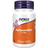 Now Foods, Astaxanthin, 4mg, 1200mg, from Haematococcus pluvialis, 60 Softgels, SOYA-Free, Gluten-Free, GMO-Free view 1
