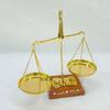 Beautiful Brass Weighing Scale Apothecary Balance Scales with Wooden Base Unique Design Apothecary or Jewellery Balance Scale Home & Office Decor view 3