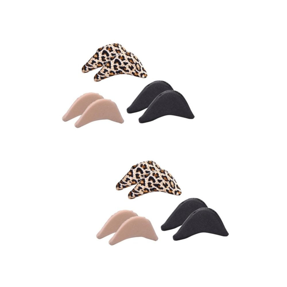 minkissy 12pairs Sole Pads Forefoot Pads Leopard Comfortable Shoe Heel Inserts for Women for Daily Use