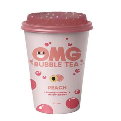 Bubble Tea Peach 270ml Delicious Tasty And Twisty Treat Share With Family And Friends (6)
