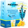 Revival Rapid Rehydration Electrolytes Powder - High Strength Vitamin C, B1, B3, B5, B12 Supplement Sachet Drink, Effervescent Electrolyte Hydration Tablets - 30 Pack Yuzu Pineapple view 1