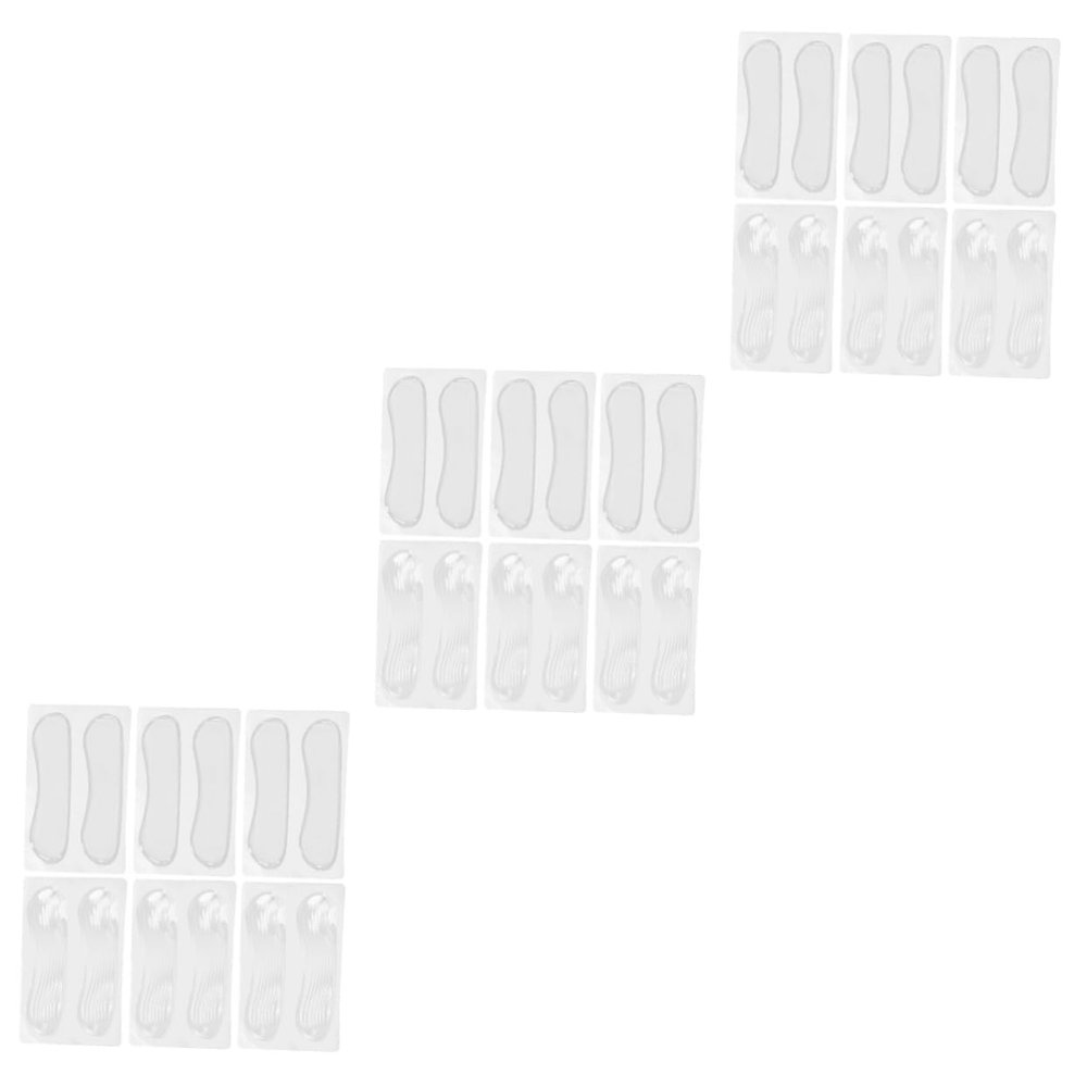 minkissy 3sets Gel Insoles for High Heels Heel Protectors for Shoes Foot Covers Scratch Proof Comfortable Dance Shoes Boys and Girls and Adults 6pairs*3