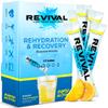 Revival Rapid Rehydration, Electrolytes Powder - High Strength Vitamin C, B1, B3, B5, B12 Supplement Sachet Drink, Effervescent Electrolyte Hydration Tablets - 6 Pack Yuzu Pineapple view 1