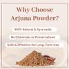 SAMYAM Arjuna Bark Powder - 500g Pack | Ayurvedic Supplement, Terminalia arjuna view 4