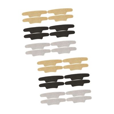 minkissy 2sets Heel Grips Pads High Heel Stickers Sole Protectors Blisters Avoidance Comfort Pads (Grey) 6pairs*2 Random Color