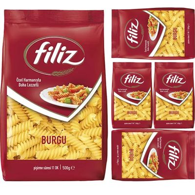 Filiz Pasta Fusilli 500 Gram x 5 Packs