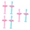 minkissy 6pcs Silicone Toothbrush Training for Boy Girl Boys and Girls Protective Baffle for Oral Care and Easy Brushing view 1