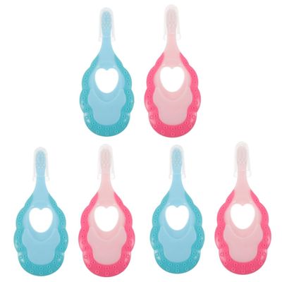 minkissy 6pcs Boys and Girls Toothbrushes Soft Brush Boy Girl Toothbrushes Lovely Design Comfortable Manual Daily Use Travel and Accessory