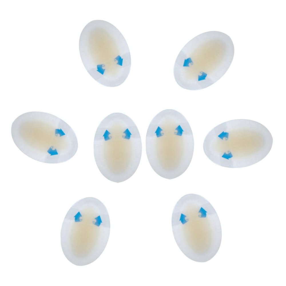 minkissy 3sets Rear Heel Sticker Gel Heel Pad Comfortable Foot Guard Anti-wear Sticker for Shoes 8pcs*3