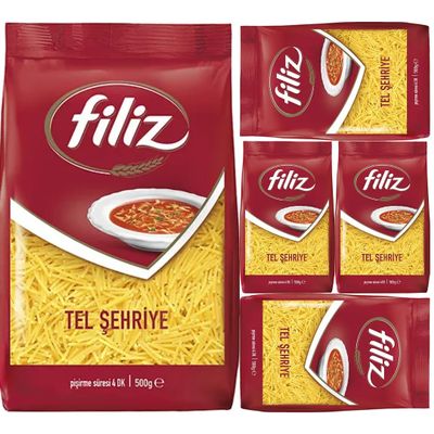 Filiz Pasta Vermicelli 500 Gram x 5 Packs