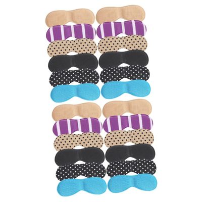 minkissy 2sets Shoe Heel Protectors for Big Shoes Reusable Heel Stickers Insert 6pairs*2