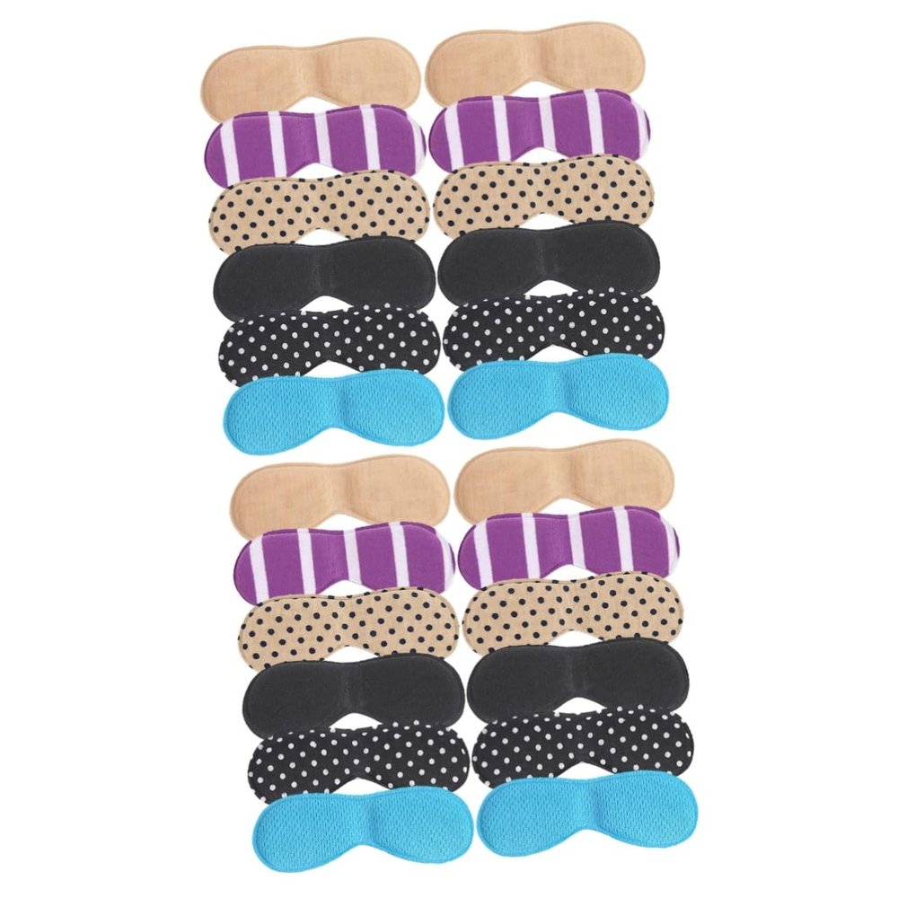 minkissy 2sets Shoe Heel Protectors for Big Shoes Reusable Heel Stickers Insert 6pairs*2