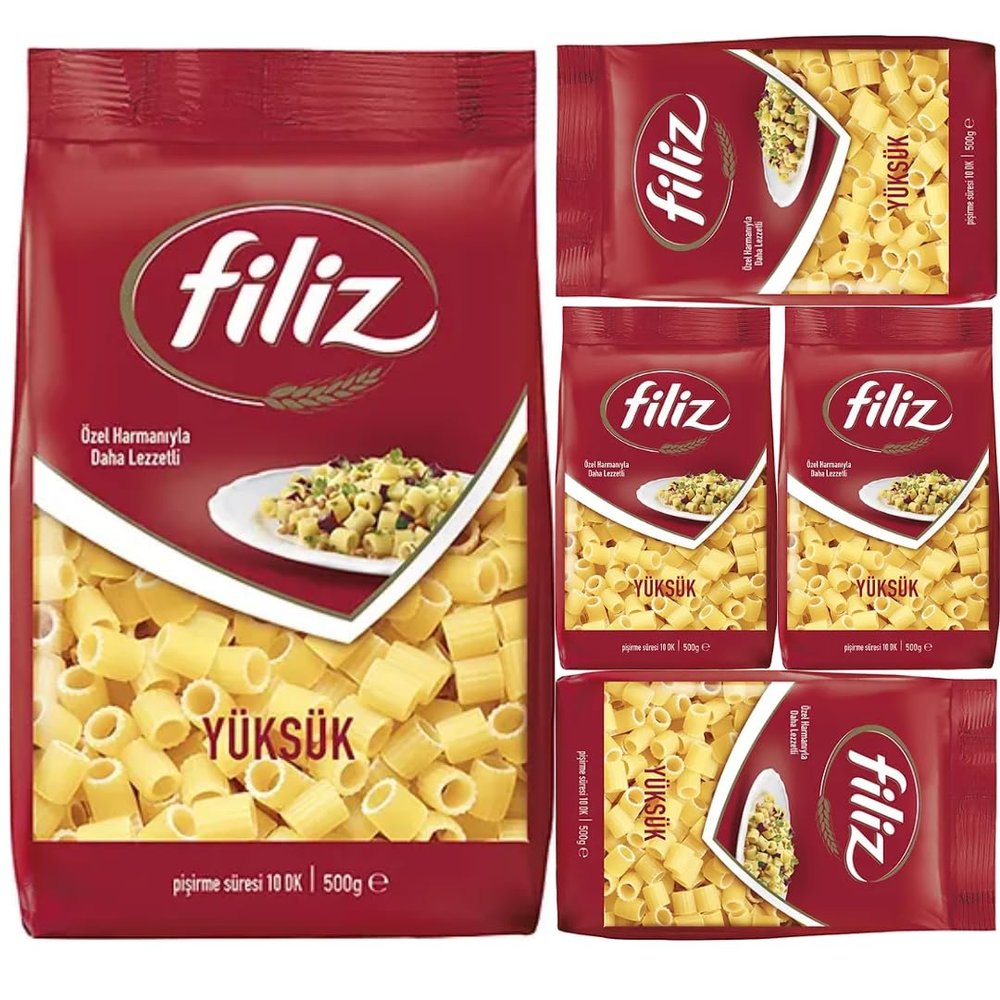 Filiz Pasta Ditaloni 500 Gram x 5 Packs