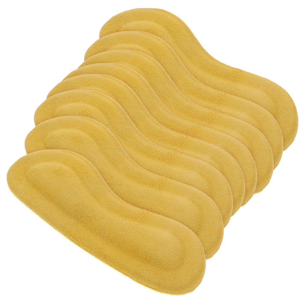 minkissy 4 Sets Heel Stickers for Sports Shoes Leather Heel Protectors Soft Cushion Inserts Comfortable Wear-Resistant Liners