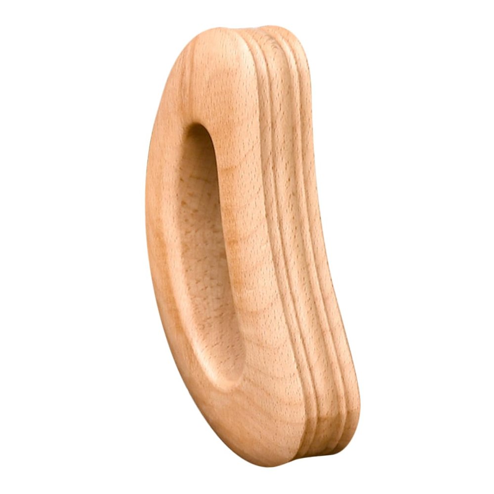 FRCOLOR Wooden Handheld Massager for Neck and Shoulder Reusable Gua Sha Board for Body Massage Therapy Portable Wood Acupuncture Point Massager Tool