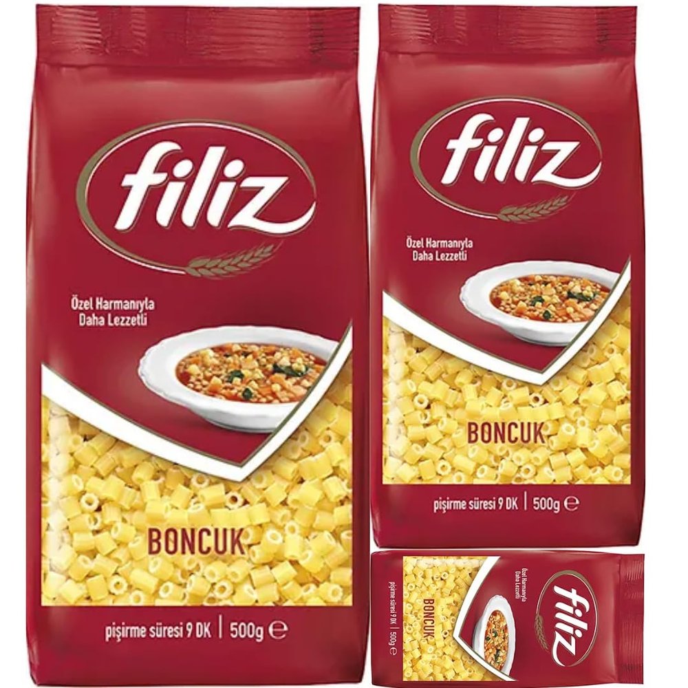 Filiz Pasta Ditalini 500 Gram x 3 Packs