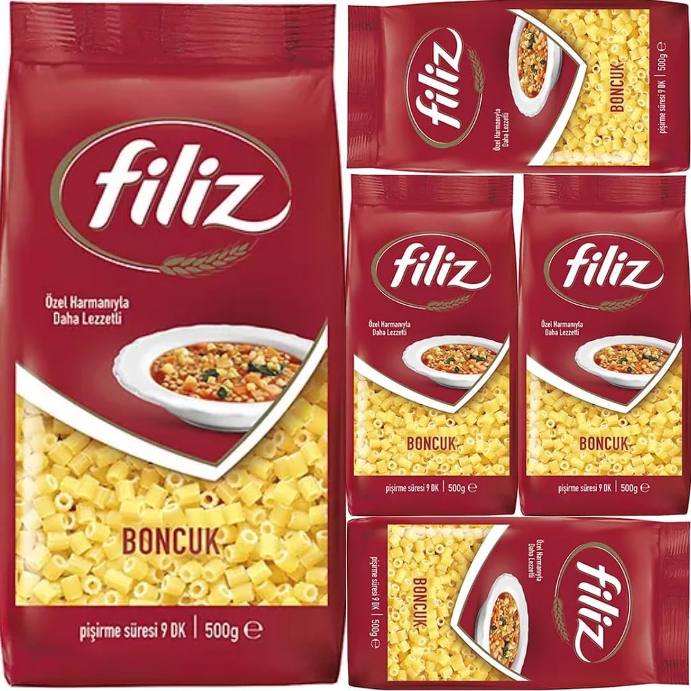 Filiz Pasta Ditalini 500 Gram x 5 Packs
