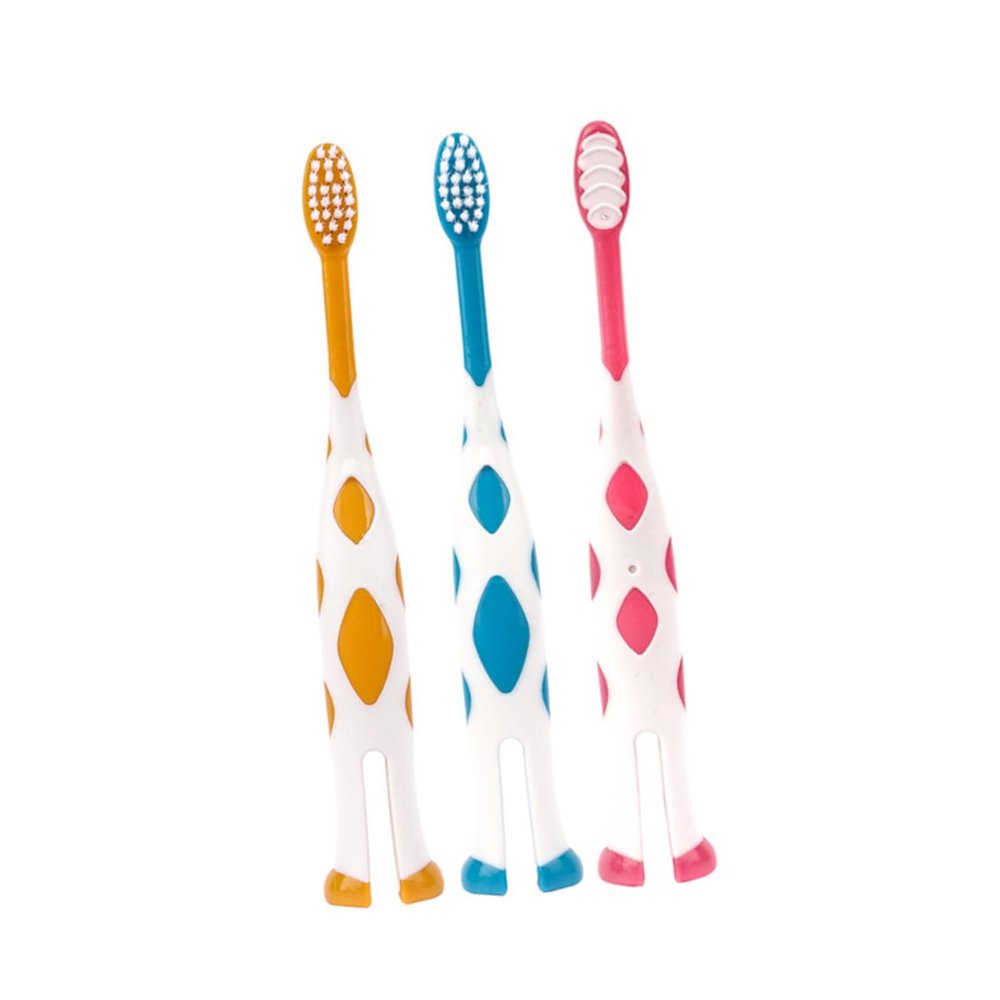 Beaupretty 12pcs Boys and Girls Toothbrush Fashion Bristle Toothbrush Handle Bathroom Accessories for Boy Girl Years Super Soft Set