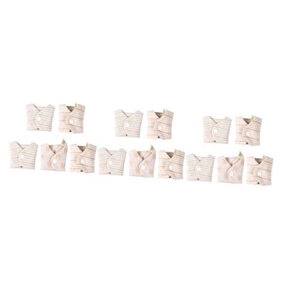 Beaupretty 15pcs Reusable Cloth Menstrual Pad Washable Sanitary Napkin Light Incontinence Period Liners for Overnight Use Random Style