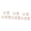 Beaupretty 15pcs Reusable Cloth Menstrual Pad Washable Sanitary Napkin Light Incontinence Period Liners for Overnight Use Random Style view 1