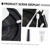 Beavorty Portable Toothbrush Kit 6pcs Micro Nano Toothbrush Extra Soft Black Postpartum Oral Care view 4